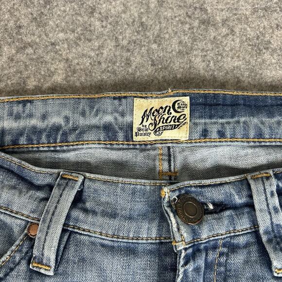 Moonshine Spirit Mens Jeans 34X30 Brad Paisley 120 Proof Slim Straight Flaw - Picture 3 of 12